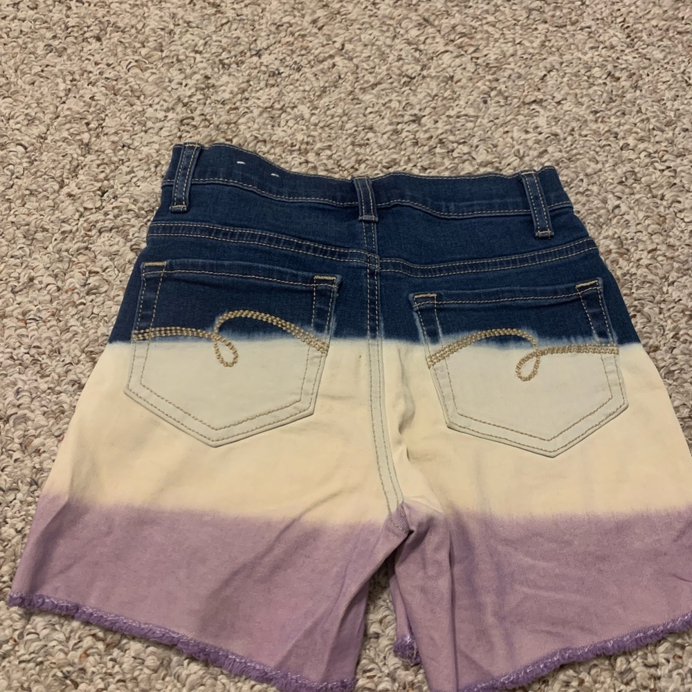 Justice kids shorts size 8 like new